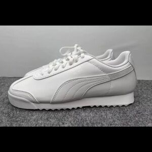 Puma White Sneakers Roma Youth 5c
